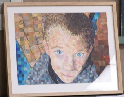 Hannah's painting of her younger brother.